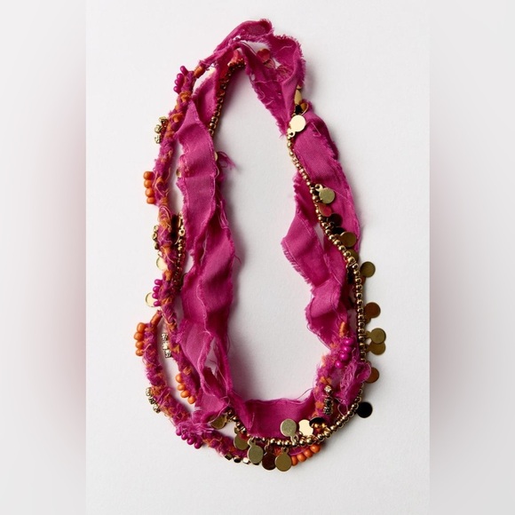 NWT. Zara Golden Combination Long Necklace. - Picture 3 of 9